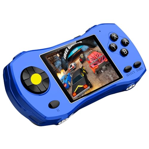 Handheld Game Console for Kids Preloaded 200+ Retro Video Games, Portable Gaming Player with Rechargeable Battery 3.0" LCD Screen, Mini Arcade Electronic Toy Gifts for Boys Girls (Blue)