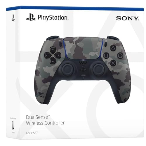 PlayStation DualSense Wireless Controller – Gray Camouflage