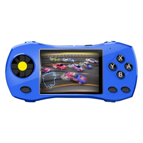 Handheld Game Console for Kids Preloaded 200+ Retro Video Games, Portable Gaming Player with Rechargeable Battery 3.0" LCD Screen, Mini Arcade Electronic Toy Gifts for Boys Girls (Blue)