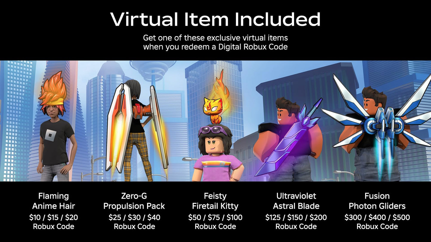 Roblox Digital Gift Code for 4,500 Robux [Redeem Worldwide - Includes Exclusive Virtual Item] [Online Game Code]